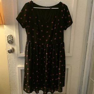 Torrid fox print skater dress size 12